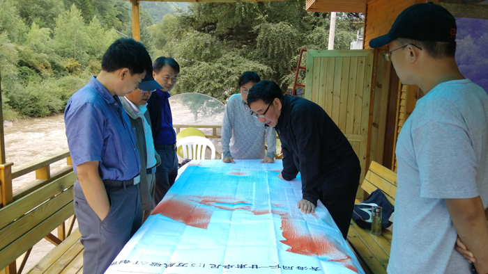 野外资料验收现场